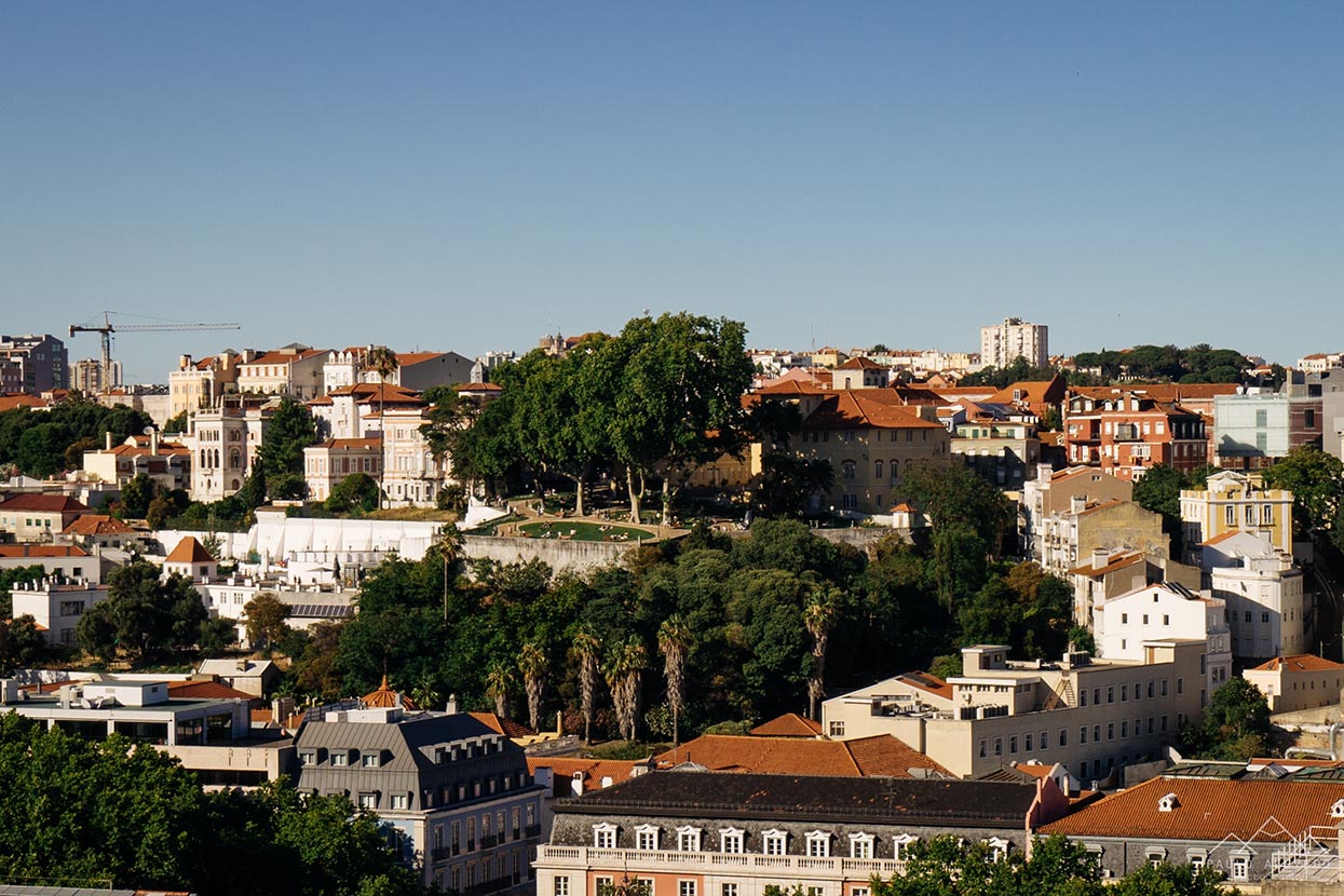 Vista do Miradouro de São Pedro de Alcântara